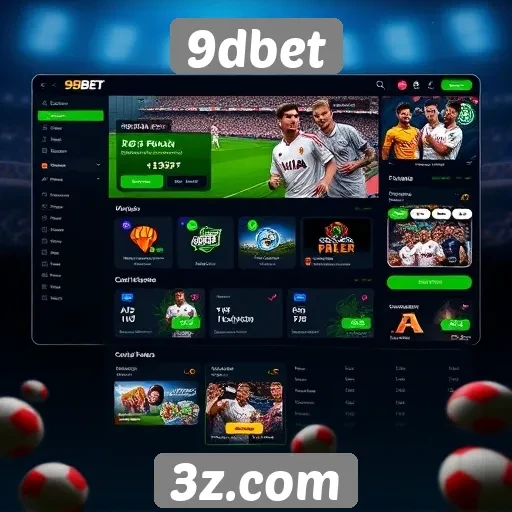 Interface amigável do 9dbet melhora experiência do usuário